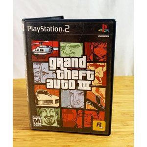 Sony PlayStation 2 Grand Theft Auto 3 PS2 Mature GTA Action Adventure Game